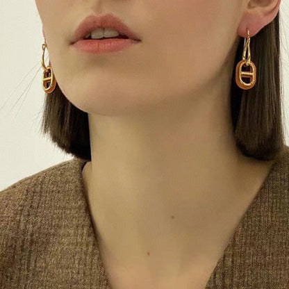 [Angela Jewellery]HM O'MAILLON GOLD EARRINGS