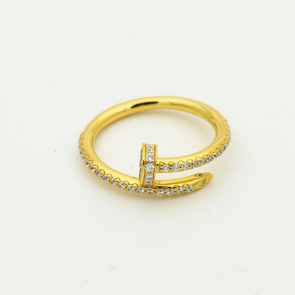 [Angela Jewellery]JUSTE RING 1.8MM GOLD DIAMONDS