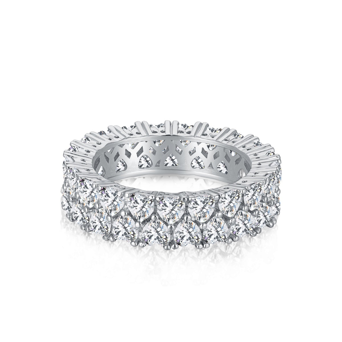 Angela Jewelry]Sparkling Full Heart Ring
