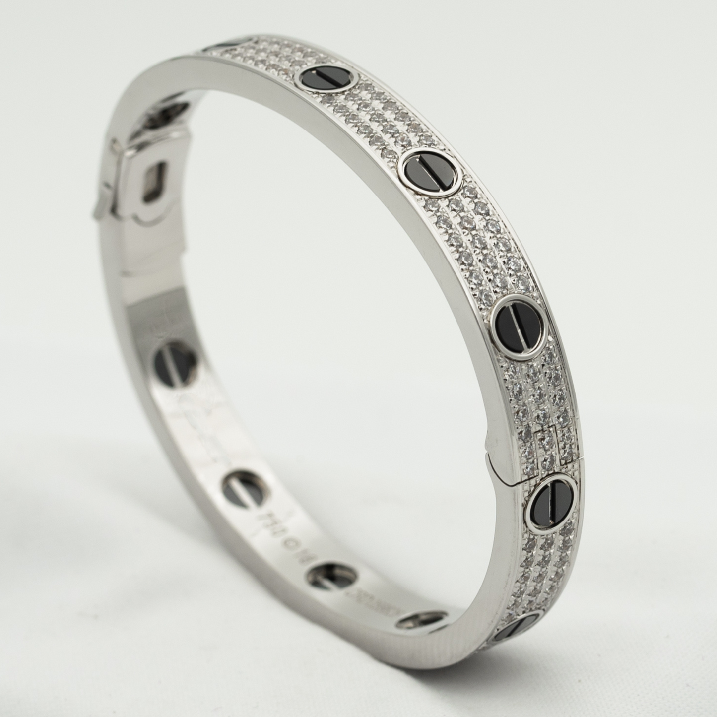 [Angela Jewellery]LOVE BRACELET 6.1MM DIAMOND-PAVED CERAMIC