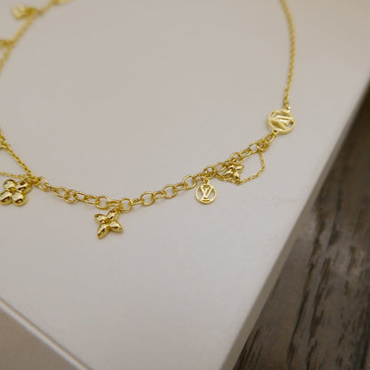 [Angela Jewellery]BLOOMING SUPPLE NECKLACE BRASS
