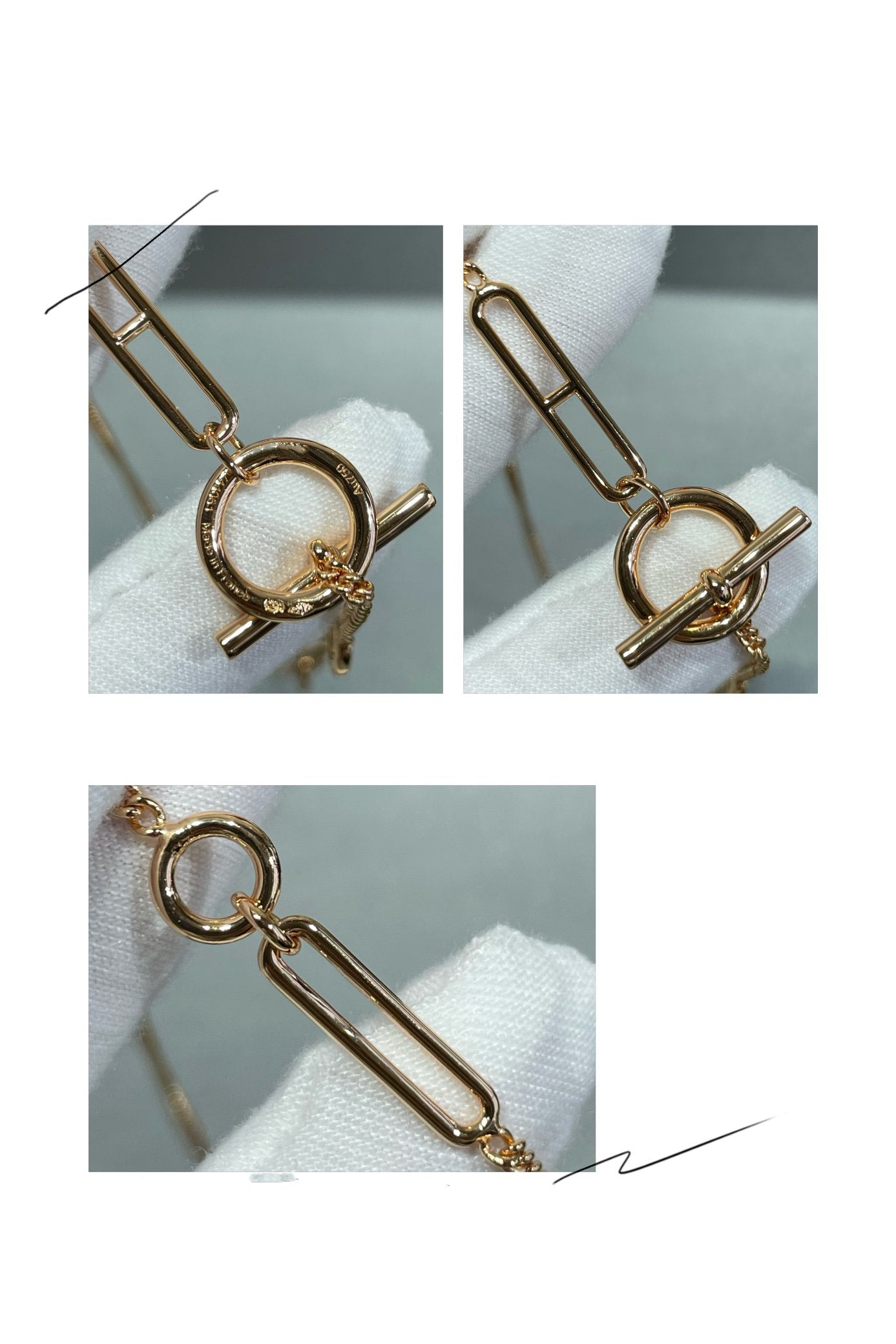 [Angela Jewellery]HM STERLING CHAINE D'ANCRE HEART