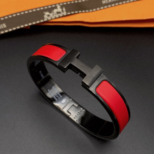 [Angela Jewellery]CLIC HM SO BLACK RED BRACELET