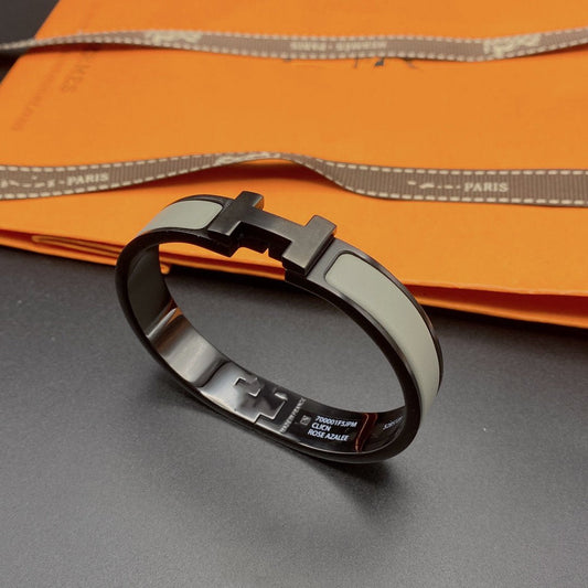 [Angela Jewellery]CLIC HM SO BLACK GREY BRACELET