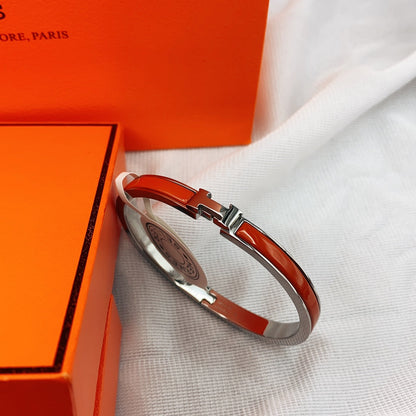 [Angela Jewellery]CLASSIC HM CLIC RED 8MM ENAMEL BRACELET