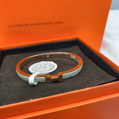 [Angela Jewellery]CLASSIC HM CLIC GREEN 8MM ENAMEL BRACELET