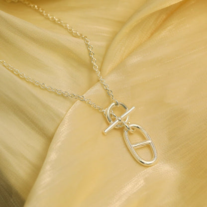 [Angela Jewellery]HM CHAINE D'ANCRE PENDANT NECKLACE STERLING SILVER