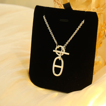 [Angela Jewellery]HM CHAINE D'ANCRE PENDANT NECKLACE STERLING SILVER