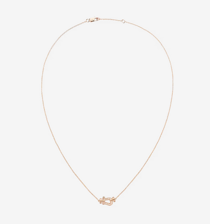 [Angela Jewellery]FORCE 10 DIAMOND PINK GOLD NECKLACE MINI MODEL