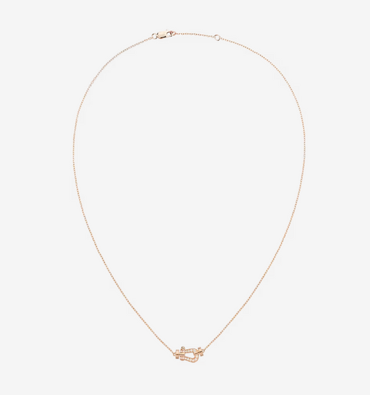 [Angela Jewellery]FORCE 10 DIAMOND PINK GOLD NECKLACE MINI MODEL