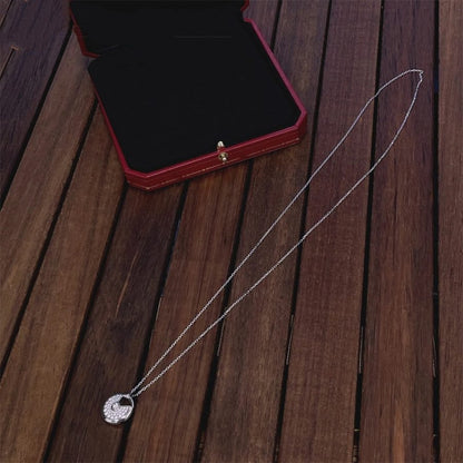 [Angela Jewellery]AMULETTE SILVER FULL DIAMOND NECKLACE