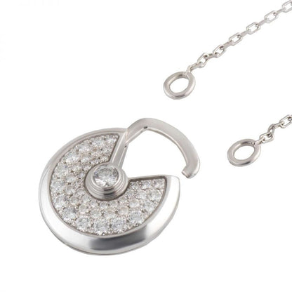 [Angela Jewellery]AMULETTE SILVER FULL DIAMOND NECKLACE