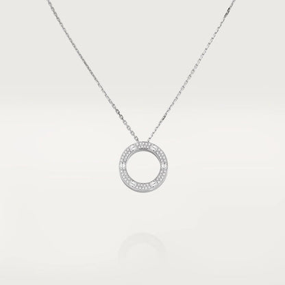 [Angela Jewellery]LOVE NECKLACE ADJUSTABLE SILVER