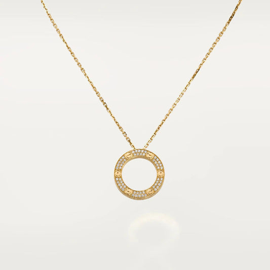 [Angela Jewellery]LOVE NECKLACE ADJUSTABLE ROSE GOLD