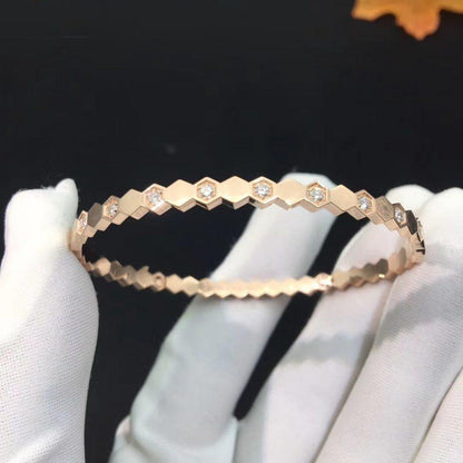 [Angela Jewellery]BEE LOVE PINK GOLD DIAMOND BRACELET