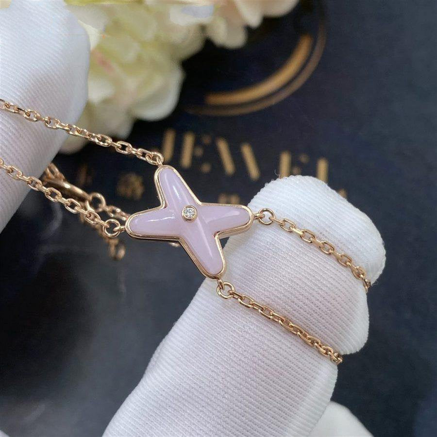 [Angela Jewellery]JEUX BRACELET PINK MOP PINK GOLD 1 DIAMOND