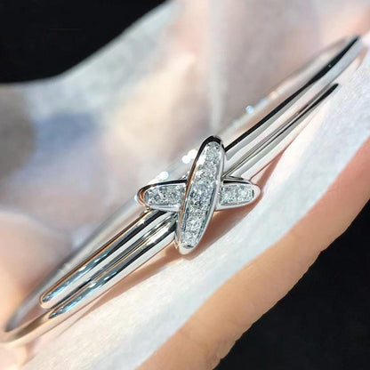 [Angela Jewellery]JEUX DE BRACELET SILVER DIAMONDS