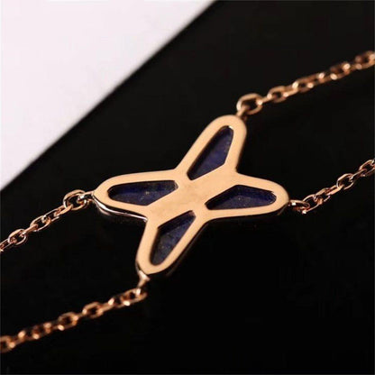 [Angela Jewellery]Hollow Design Four-Leaf Clover Flower Shape Ring