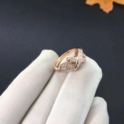 [Angela Jewellery]JEUX DE RING PINK GOLD DIAMOND