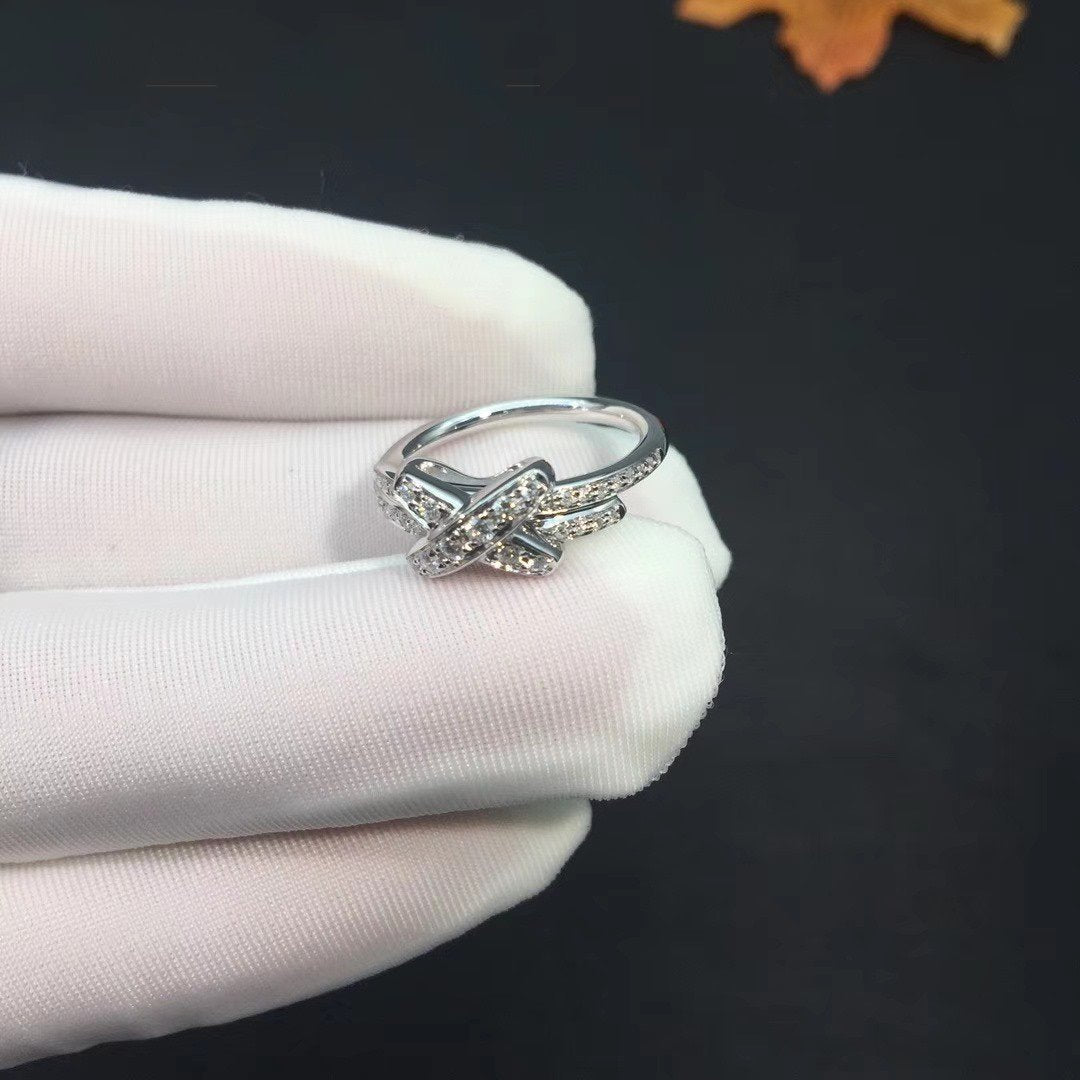 [Angela Jewellery]JEUX DE SILVER DIAMOND RING