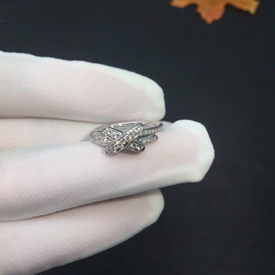 [Angela Jewellery]JEUX DE SILVER DIAMOND RING