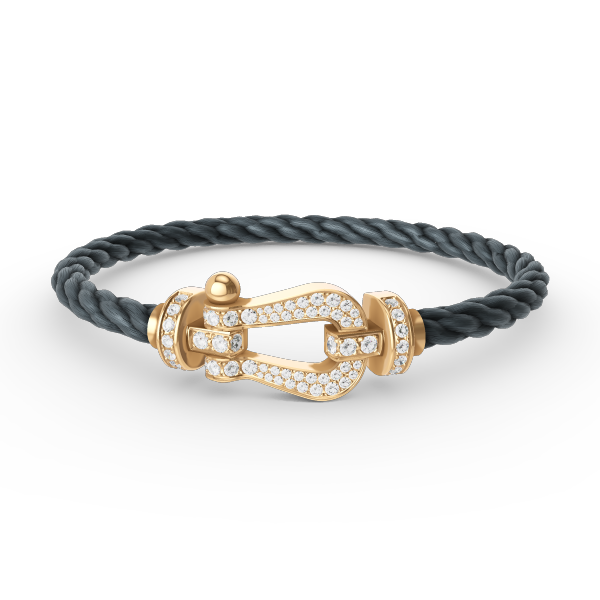 [Angela Jewellery]FORCE LARGE HORSESHOE FULL DIAMOND BRACELET GOLD