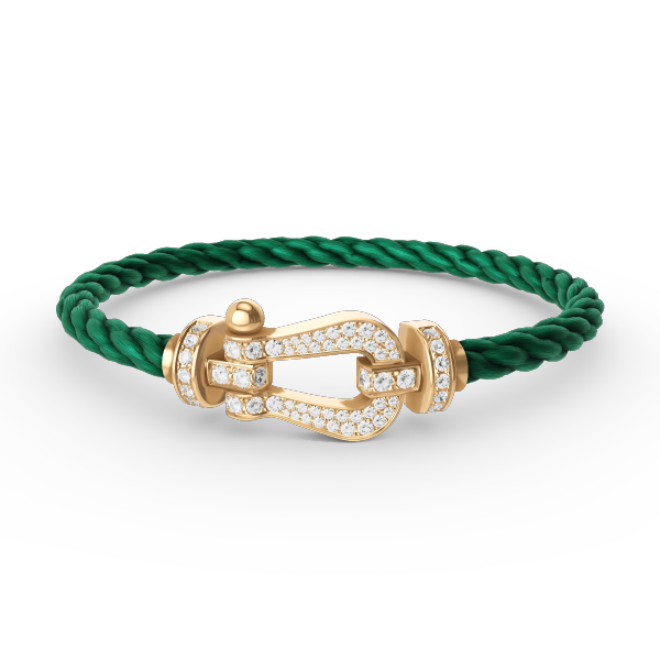 [Angela Jewellery]FORCE LARGE HORSESHOE FULL DIAMOND BRACELET GOLD