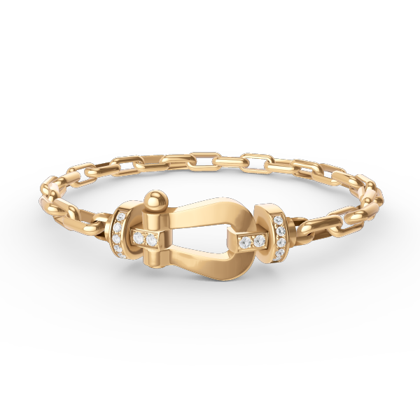 [Angela Jewellery]FORCE LARGE HORSESHOE CLASP  METAL BRACELET