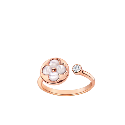 [Angela Jewellery]SUN 1 DIAMOND PINK MOP RING