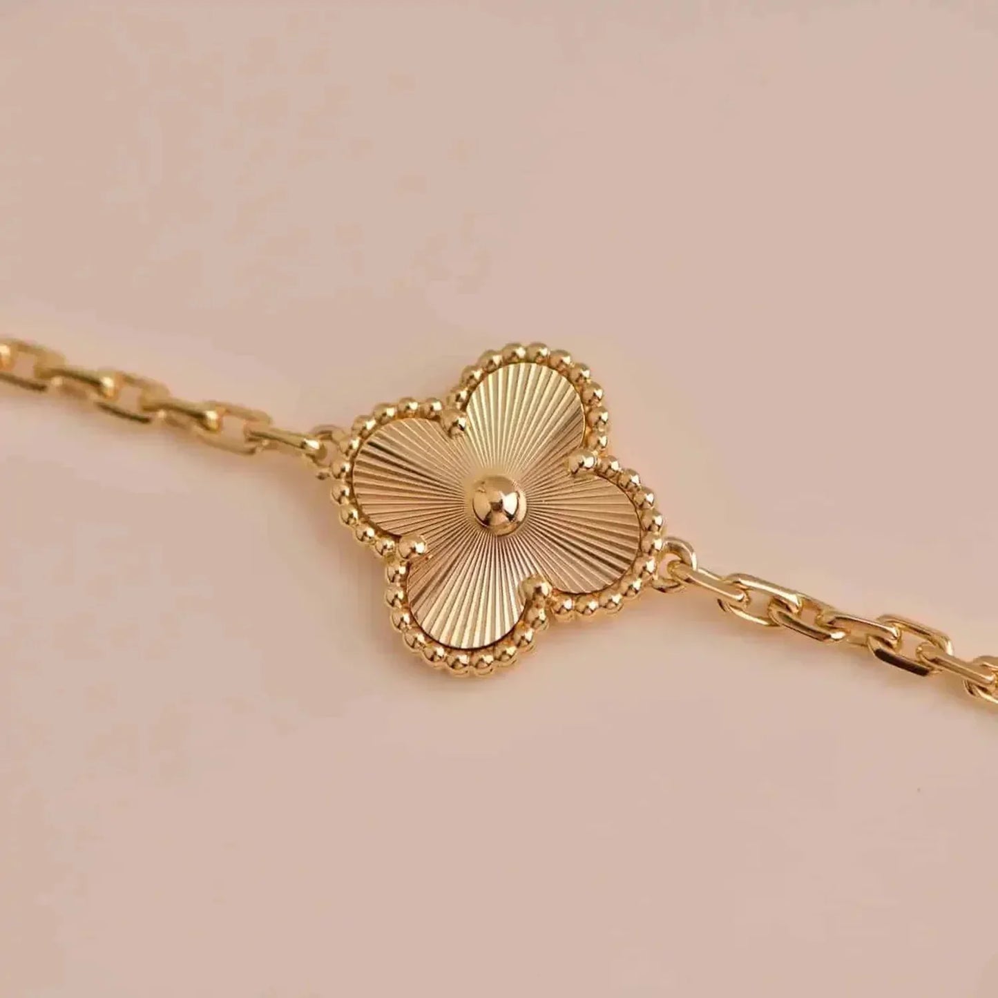 [Angela Jewellery]CLOVER 5 FLOWERS LASER BRACELET