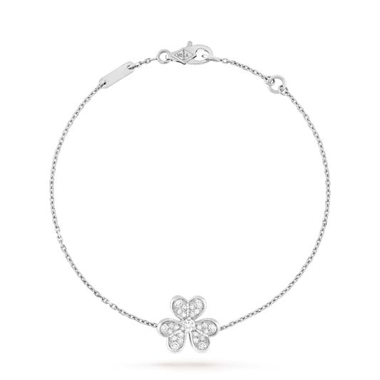 [Angela Jewellery]FRIVOLE SILVER FLOWER DIAMOND BRACELET
