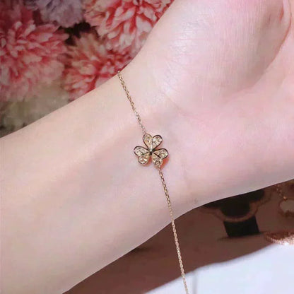[Angela Jewellery]FRIVOLE GOLD FLOWER DIAMOND BRACELET