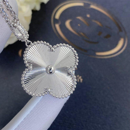 [Angela Jewellery]CLOVER 25MM SILVER BIG CLOVER NECKLACE