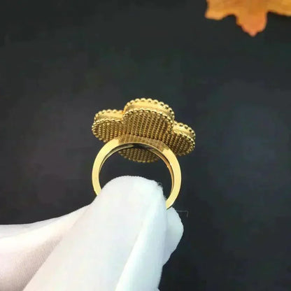 [Angela Jewellery]CLOVER MALACHITE RING