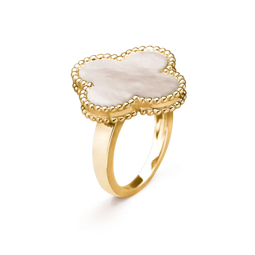 [Angela Jewellery]CLOVER WHITE MOP RING