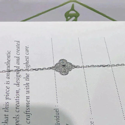 [Angela Jewellery]CLOVER  SINGLE FLOWER BRACELET SILVER