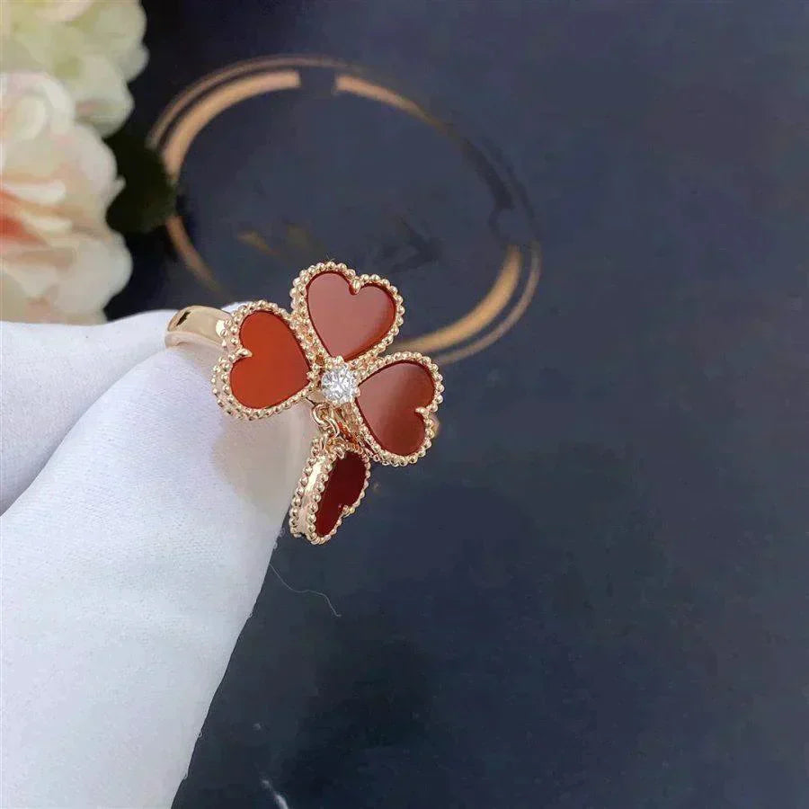 [Angela Jewellery]SWEET CLOVER CARNELIAN RING