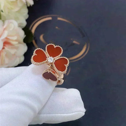 [Angela Jewellery]SWEET CLOVER CARNELIAN RING