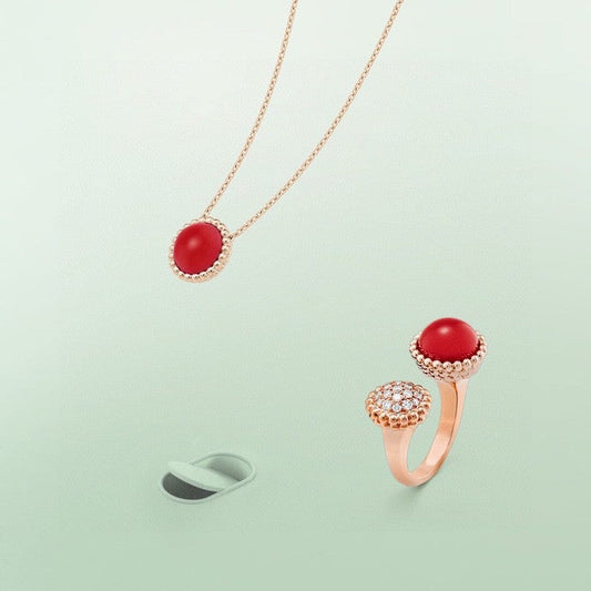 [Angela Jewellery]PERLEE COULEURS DIAMOND ROSE GOLD BETWEEN THE FINGER RING