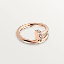 [Angela Jewellery]JUSTE RING 2.65MM PINK GOLD DIAMOND