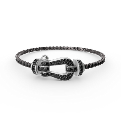 [Angela Jewellery]FORCE  LARGE HORSESHOE FULL DIAMOND TENNIS BRACELET